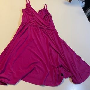 Fuchsia short dress
